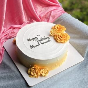 Yellow Vanilla Birthday Cake 1 Pound